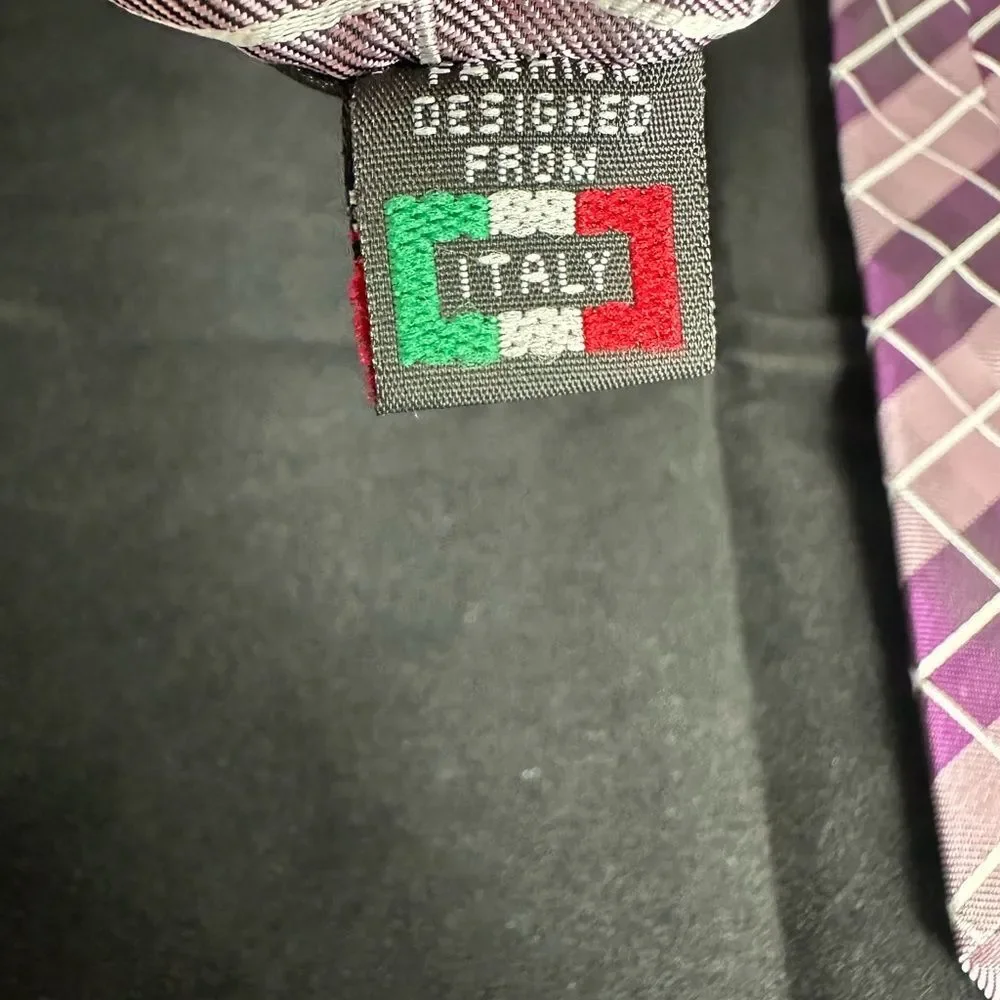 Brand Q Purple Italy Silk Tie